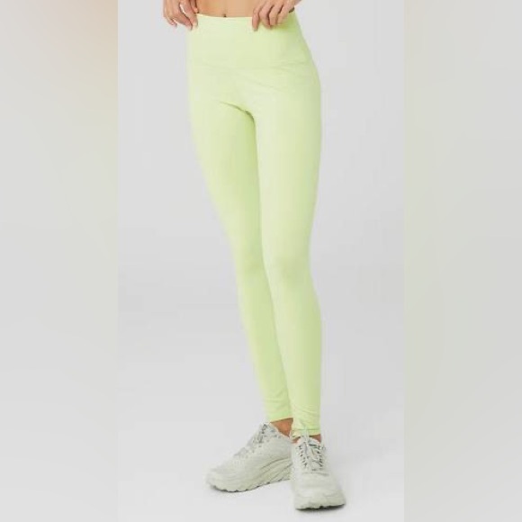 ALO YOGA NWT High Waist Airbrush Legging | Green Tea | Medium - Picture 1 of 5